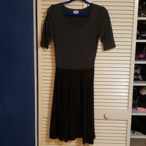 Black LuLaRoe Nicole Dress Small